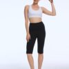 DHSO Women’s Knee Length Capri Leggings  High Waisted Capri Pants Workout…