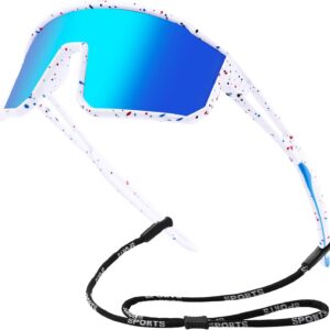 KesaPlan Kids Baseball Polarized Sunglasses for Boys Girls, Youth Sports Sunglasses…