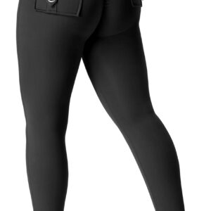 YEOREO CoreFlex Leggings with Pockets for Women Charm Scrunch Workout…