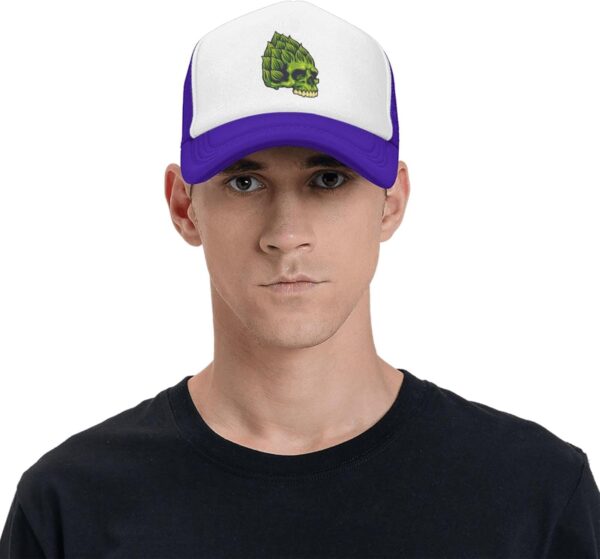 Brewery Beer Head Baseball Cap for Men Women Mesh Hat Polyester Trucker Hats Dad Caps