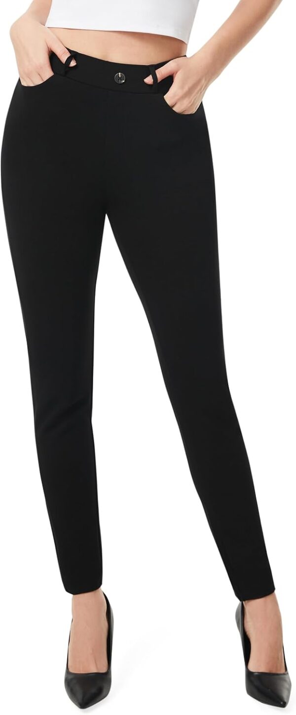 AFITNE Women’s Yoga Dress Pants 2025 Spring Skinny Pull On Work Pants…