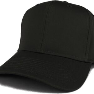 XXL Oversize High Crown Adjustable Plain Solid Baseball Cap