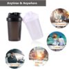 Shaker Bottle Protein Shakes and 16-Ounce/400ML Shaker-Bottle with Whisk Balls,…