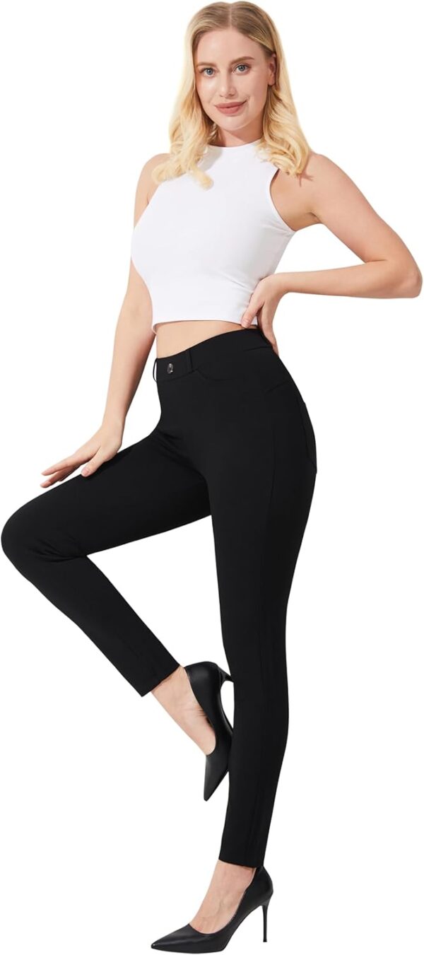 AFITNE Women’s Yoga Dress Pants 2025 Spring Skinny Pull On Work Pants…