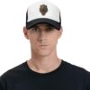 Adjustable Polyester Mesh Baseball Cap,3D Tyrannosaurus Head Dinosaurs Trucker Hat