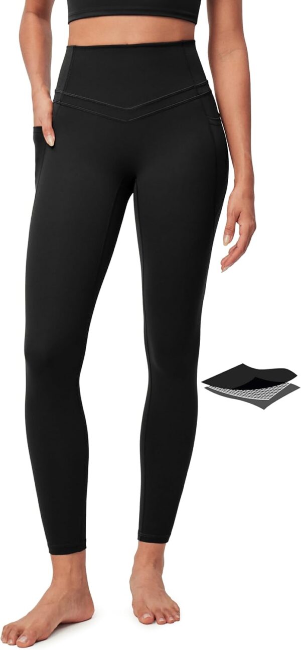 IUGA Compression Leggings with Pockets for Women Tummy Control Leggings No…