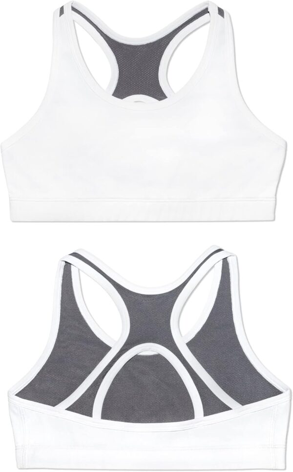 Fruit of the Loom Girls’ Stay Dry Racerback Sports Bra