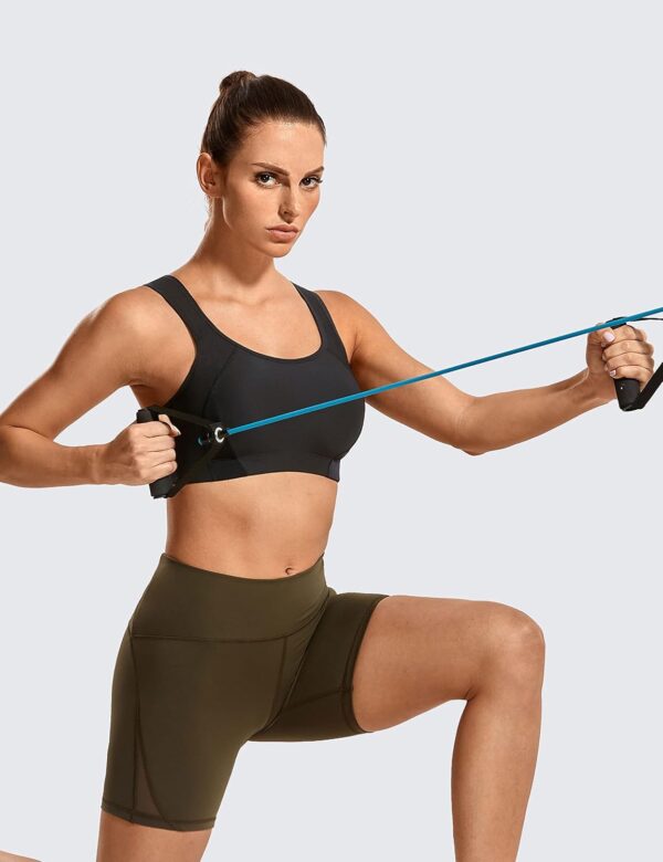 SYROKAN Bounce Control Plus Size Sports Bras for Women High Support Double…