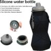 Collapsible Water Bottles 580ml/20oz, BPA-Free, Portable Travel water Bottle, Silicone…