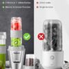 Personal Blender, Electric Shake Bottle with 2 x 20oz Travel Bottle and Coffee/Spices…