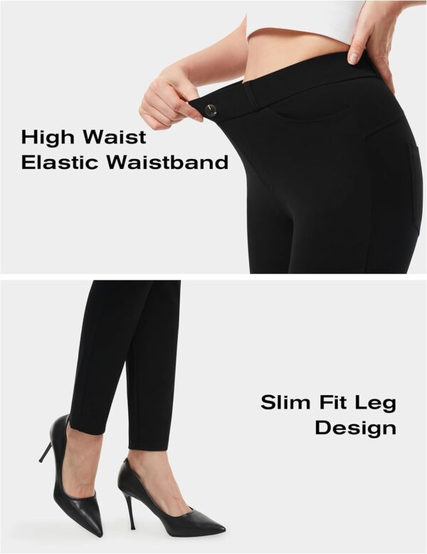 AFITNE Women’s Yoga Dress Pants 2025 Spring Skinny Pull On Work Pants…