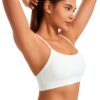 Smooth Sports Bras for Women Workout Tops Y-Back Padded Yoga Bra Basic…