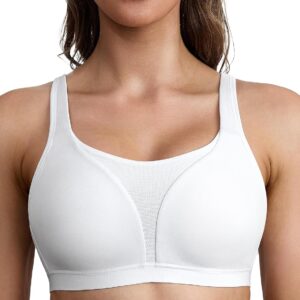 ZeroBound Women’s Sports Bra Non Padded Wirefree Full Coverage Workout Bra…