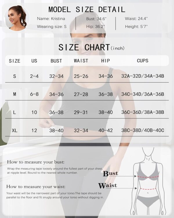Everrysea Sports Bras for Women High Support Longline Workout Tank Tops…