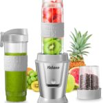 Personal Blender, Electric Shake Bottle with 2 x 20oz Travel Bottle and Coffee/Spices...