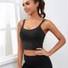 Everrysea Sports Bras for Women High Support Longline Workout Tank Tops…