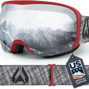 Wildhorn Cristo Ski Goggles Men Women 100% UV Anti-Fog OTG Snowboard Goggles- US Ski…