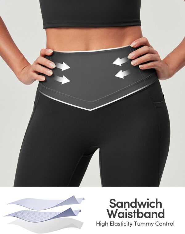 IUGA Compression Leggings with Pockets for Women Tummy Control Leggings No…
