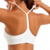 Smooth Sports Bras for Women Workout Tops Y-Back Padded Yoga Bra Basic…