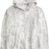 Women Camo Hoodies Maple Leaf Oversized Fleece Hooded Sweatshirt Loose Long Sleeve...