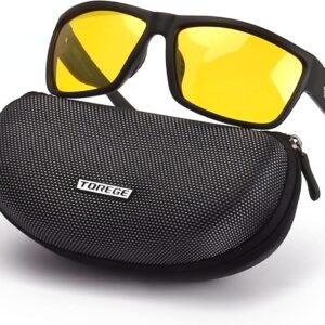 TOREGE Polarized Sports Sunglasses for Men and Women Cycling Running Golf Fishing…