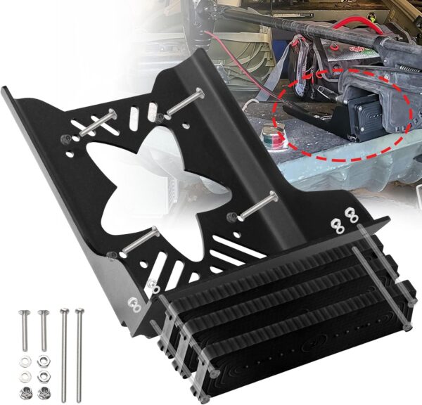 Universal Transom Trolling Motor Mount Bracket for Kayaks, Compatible with Most…