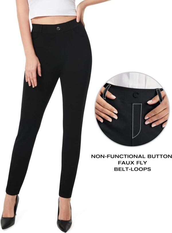 AFITNE Women’s Yoga Dress Pants 2025 Spring Skinny Pull On Work Pants…