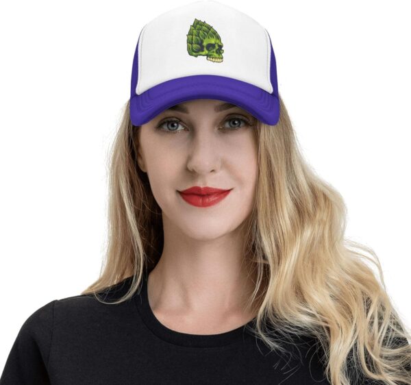 Brewery Beer Head Baseball Cap for Men Women Mesh Hat Polyester Trucker Hats Dad Caps