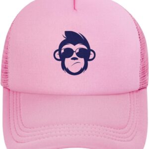 Funny Monkey Head Baseball Cap Women Men Mesh Hat Adjustable Trucker Caps Dad Hats