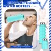 Baderke Collapsible Water Bottles 17oz Travel Sports Portable Water Bottle with…