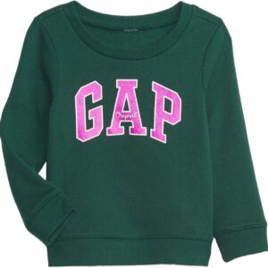 GAP Baby Girls’ Logo Crew Sweatshirt