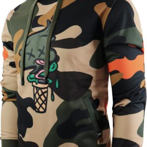 SCREENSHOT-FLEECE HOODIE 4202 Mens Urban Streetwear NYC Graffiti Embroidery Patch…