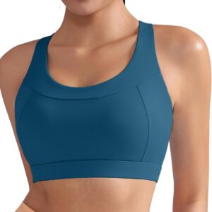 RUNNING GIRL Sports Bras for Women High Support,Racerback Molded Cup Sports…