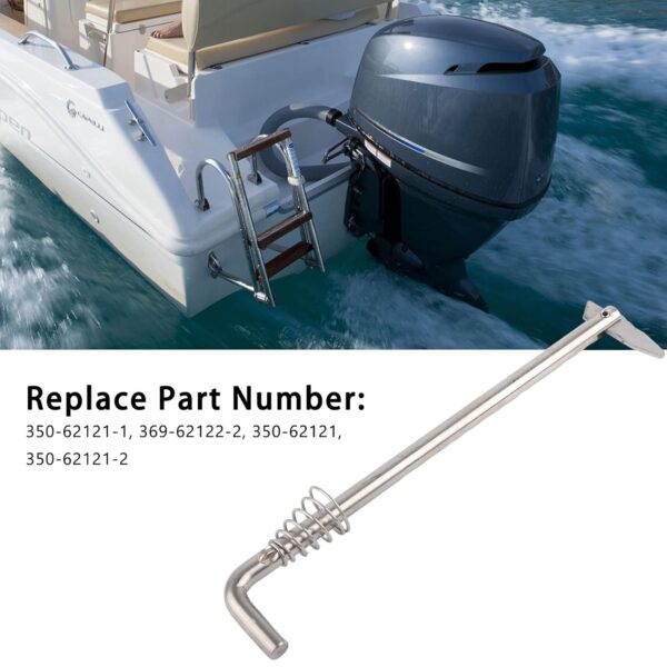 Outboard Tilt Rod, Stainless Steel Tilt Thrust Rod with Spring, OE Number 350621212…