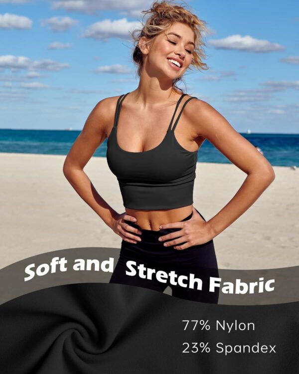 Everrysea Sports Bras for Women High Support Longline Workout Tank Tops…