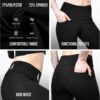 Ipletix Flare Leggings for Women, High Waisted Yoga Pants with Pockets for…