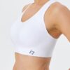 FITTIN Racerback Sports Bras for Women – Padded Seamless High Impact Support…