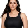 Glamorise Women’s Plus Size No-Bounce Camisole Sports Bra Wirefree #1067