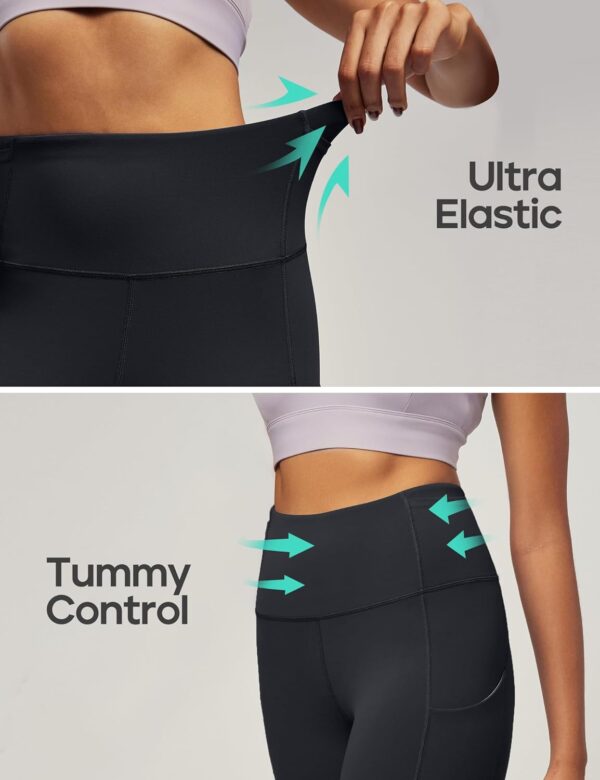 IUGA Leggings with Pockets for Women High Waisted Yoga Pants Women Tummy…