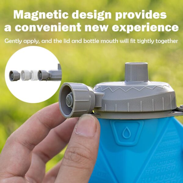 Collapsible Water Bottles 580ml/20oz, BPA-Free, Portable Travel water Bottle, Silicone…