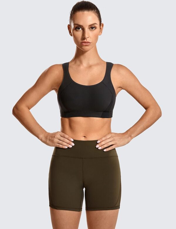 SYROKAN Bounce Control Plus Size Sports Bras for Women High Support Double…