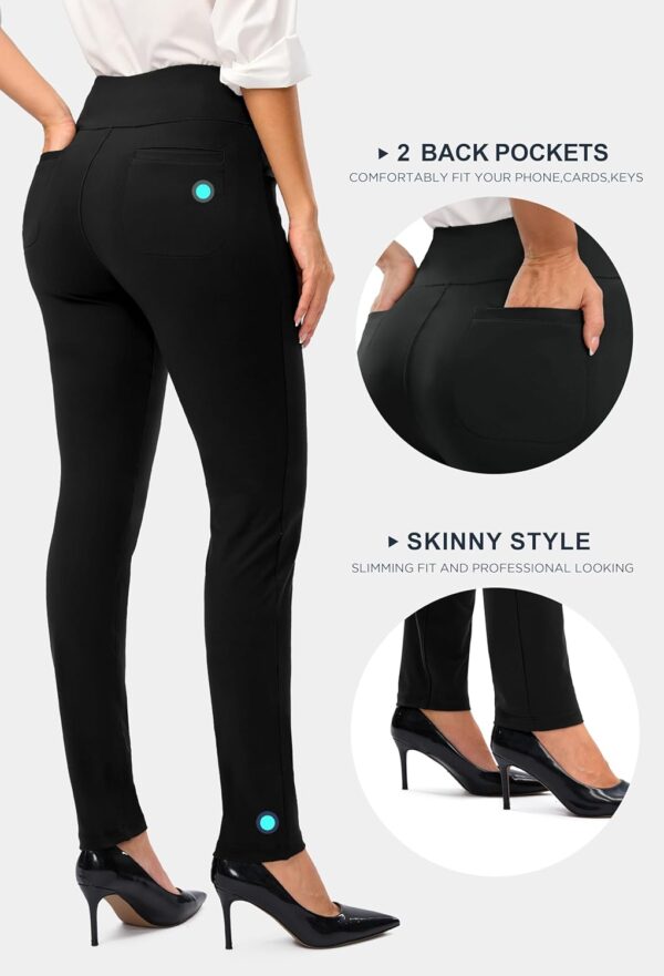 Rammus Womens High Waist Dress Pants with Pockets Business Casual Work Pants…