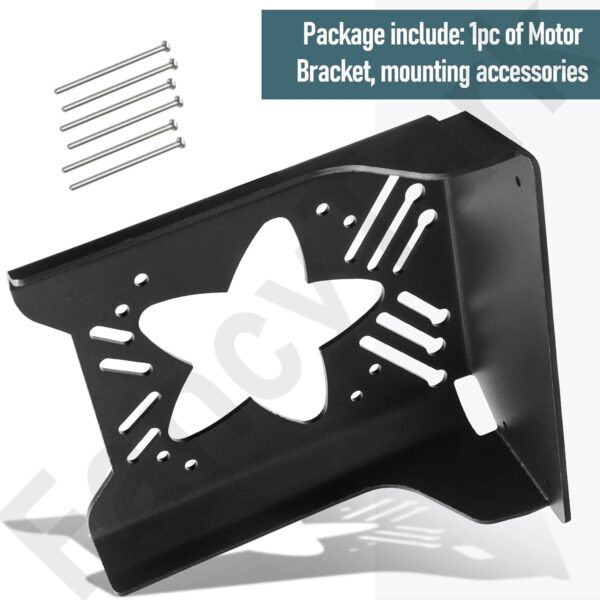 Universal Transom Trolling Motor Mount Bracket for Kayaks, Compatible with Most…