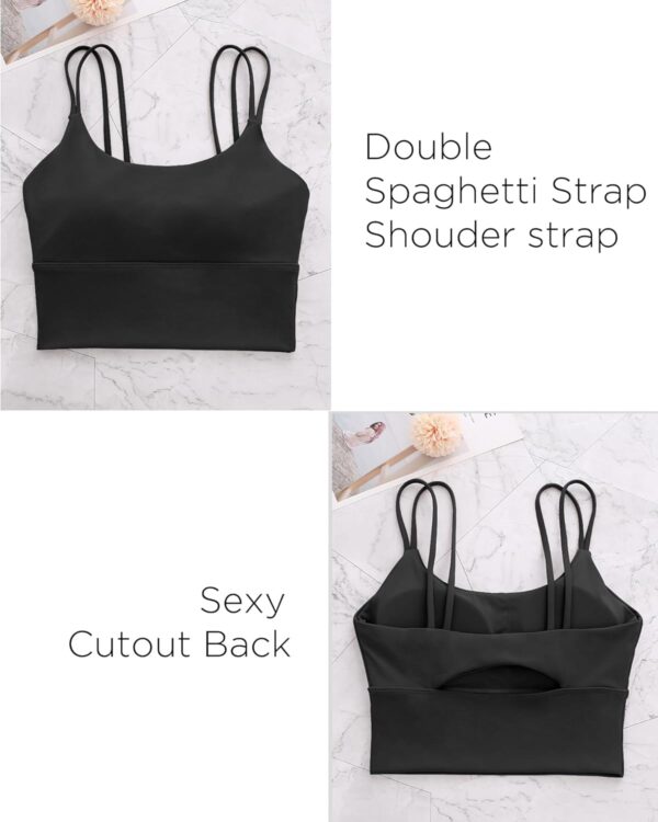 Everrysea Sports Bras for Women High Support Longline Workout Tank Tops…