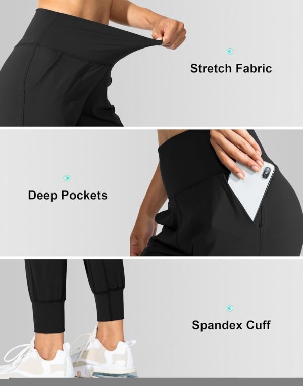 G Gradual Women’s Joggers High Waisted Yoga Pants with Pockets Loose…