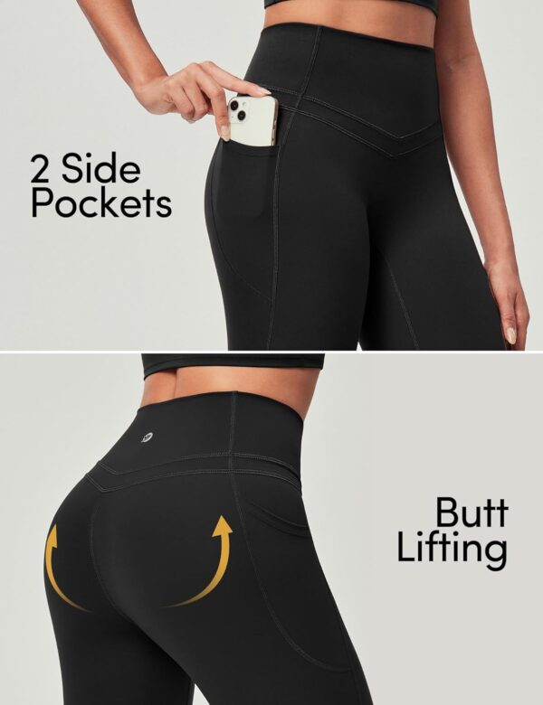IUGA Compression Leggings with Pockets for Women Tummy Control Leggings No…
