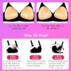 Double Sided Sticky Bra Push Up – Adhesive Bra Inserts Padded Reusable…