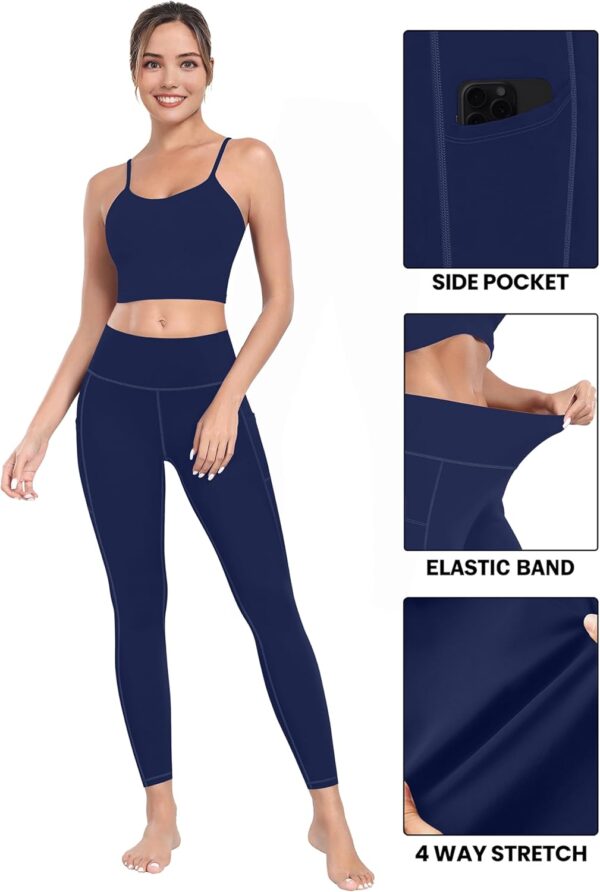 MIRITY High Waist Yoga Leggings with Pockets for Women – Buttery Soft…