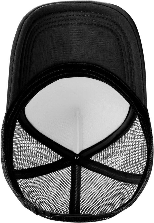Adjustable Polyester Mesh Baseball Cap,Cartoon Sharks Head Trucker Hat