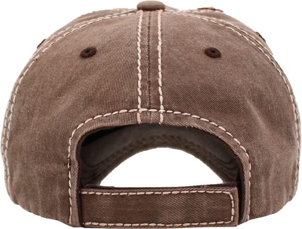 KBETHOS Vintage Washed Distressed Cotton Dad Hat Baseball Cap Adjustable Polo Trucker…